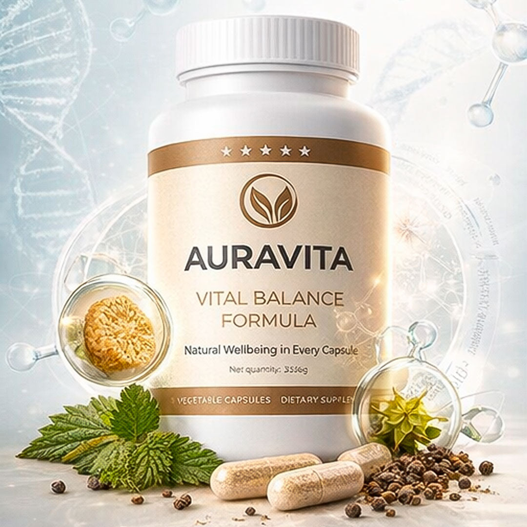 Favorito AuraVita Fórmula Vegetal de Energía y Vitalidad — 9 Activos Naturales